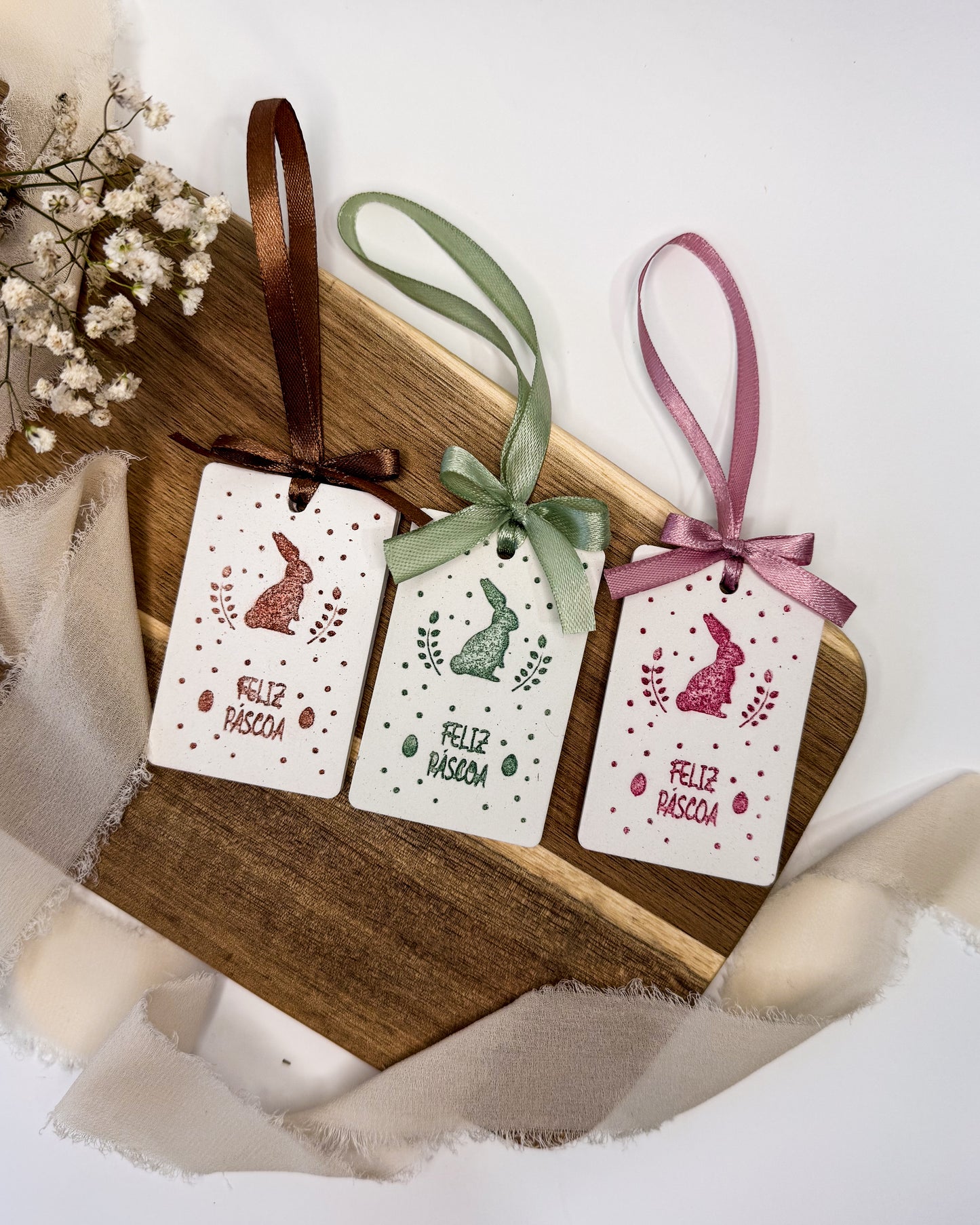 "FELIZ PÁSCOA" - GESSO PERFUMADO