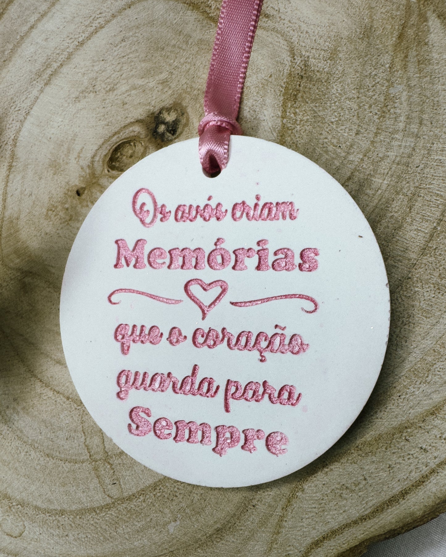 "OS AVÓS CRIAM MEMÓRIAS..." - CERÂMICA PERFUMADA