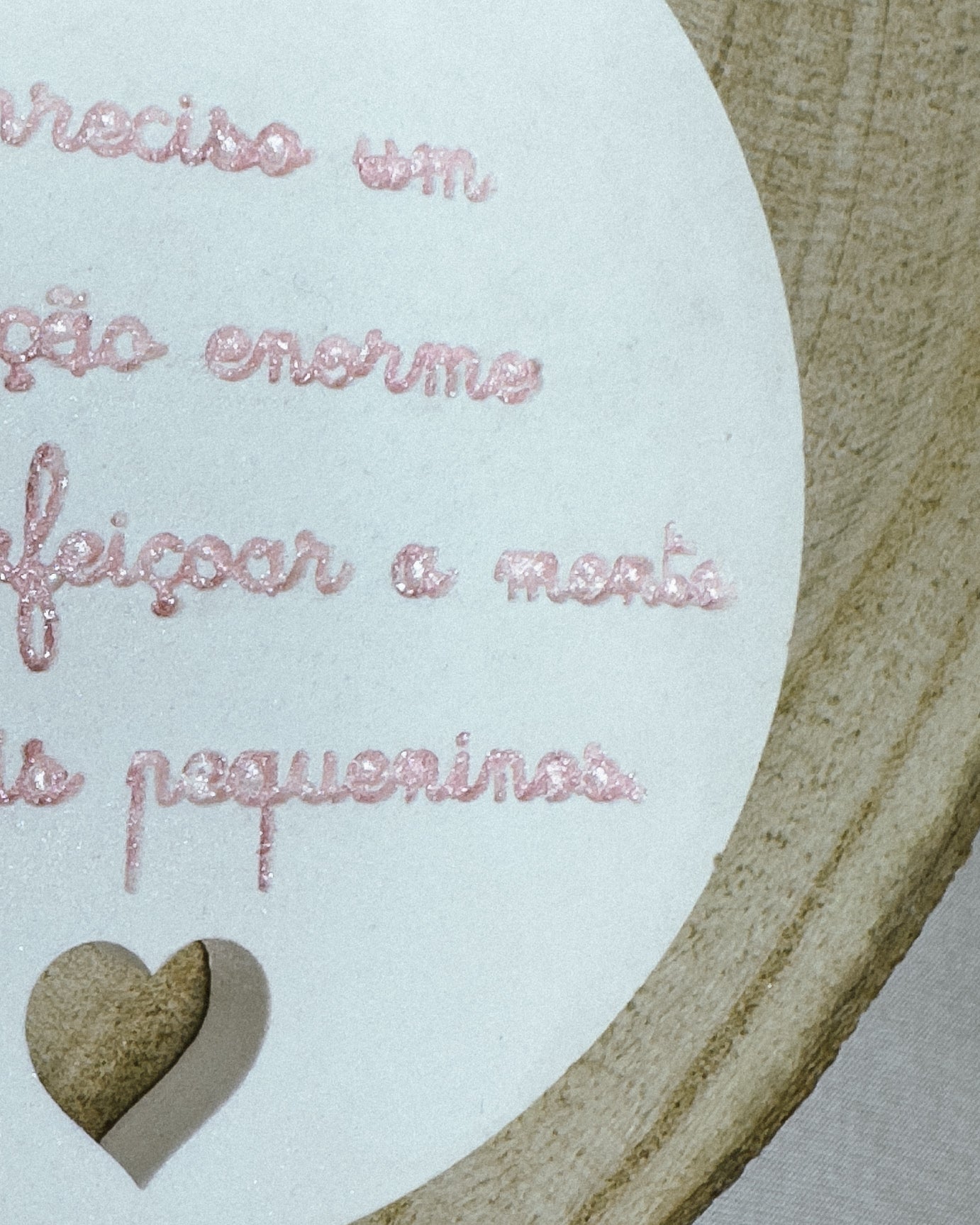 "É PRECISO UM CORAÇÃO ENORME..." - CERÂMICA PERFUMADA