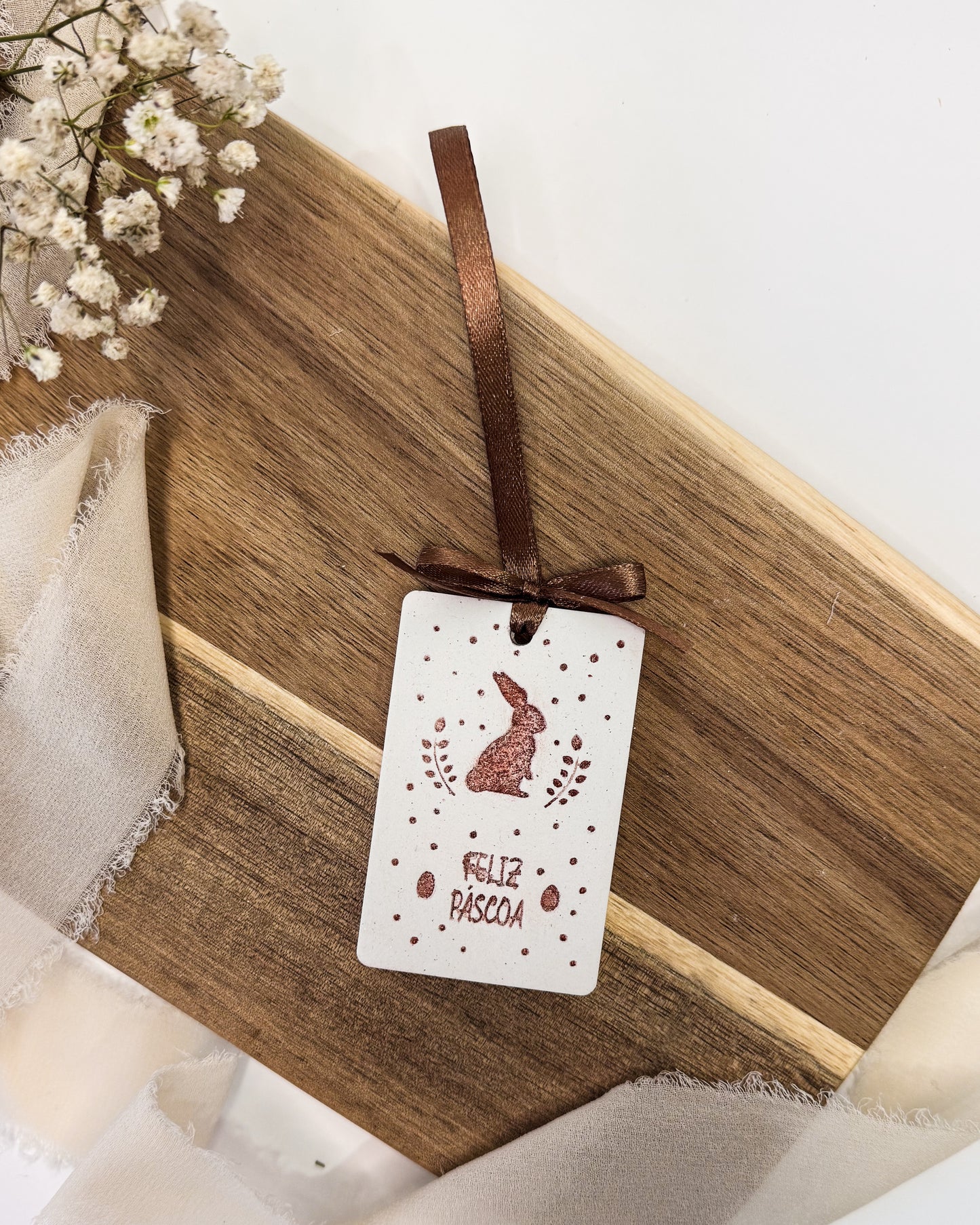 "FELIZ PÁSCOA" - GESSO PERFUMADO