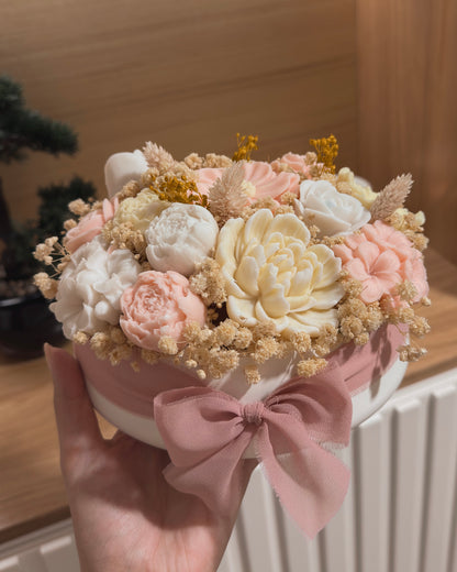 ARRANJO FLORAL PASTEL