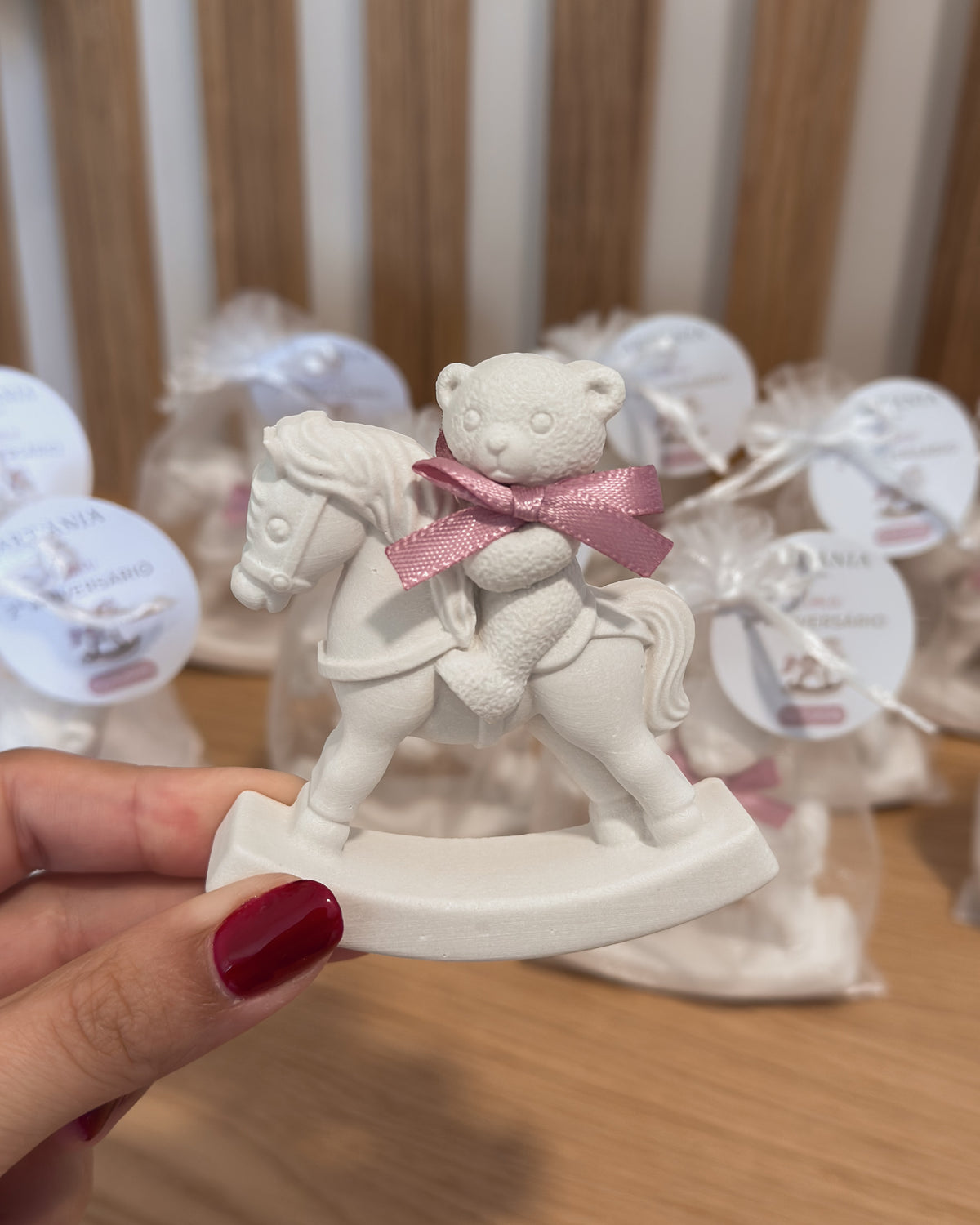 CAVALO COM URSINHO | GESSO PERFUMADO