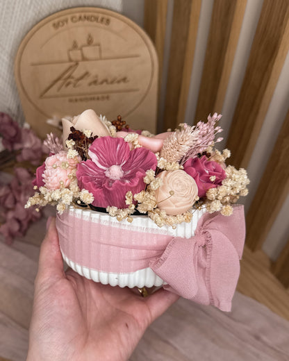 ARRANJO FLORAL ROSÉ - PEQUENO