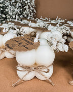 VELA MINI BUBBLE COM FLORES