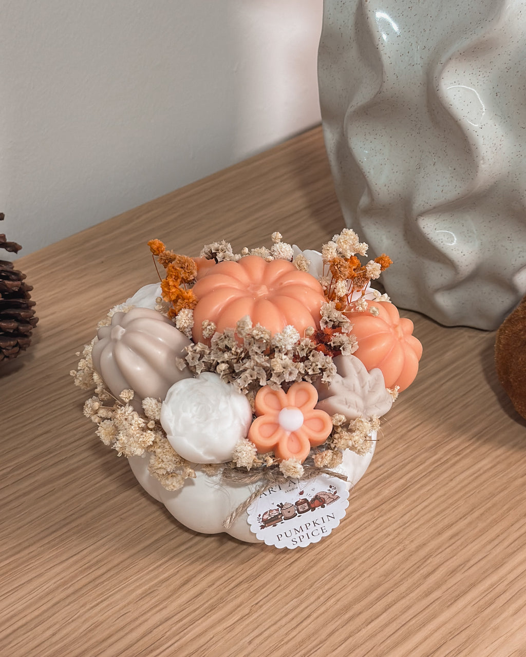 ARRANJO FLORAL PUMPKIN