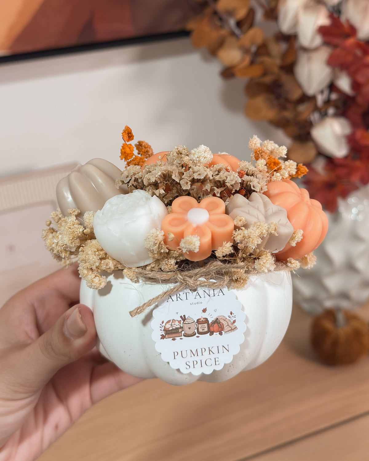 ARRANJO FLORAL PUMPKIN