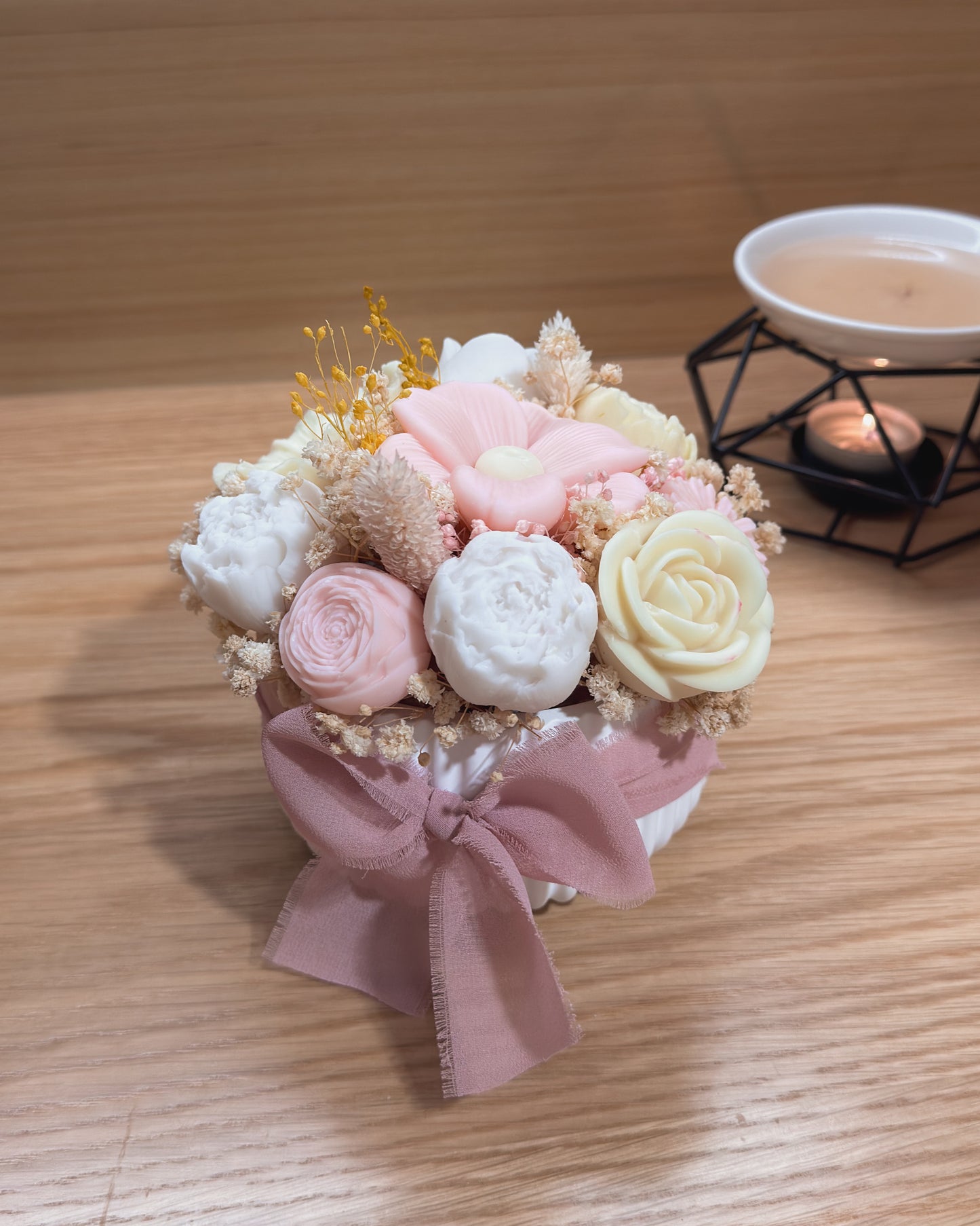 ARRANJO FLORAL PASTEL - PEQUENO