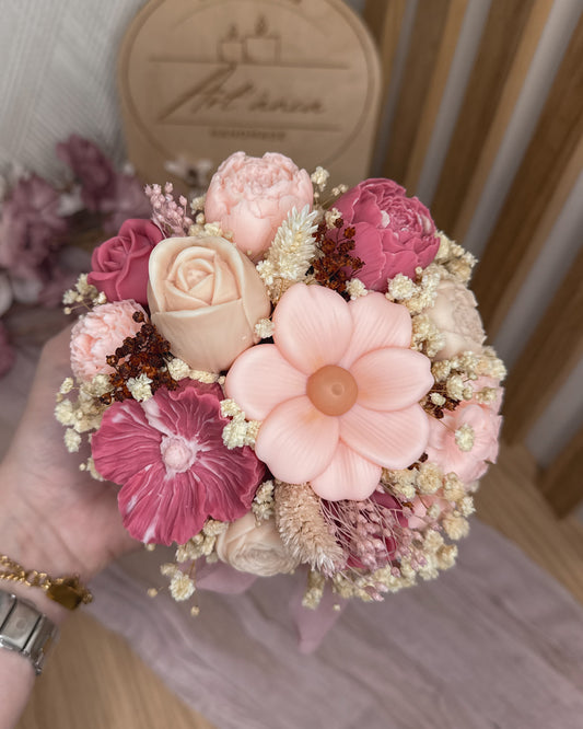 ARRANJO FLORAL ROSÉ - PEQUENO